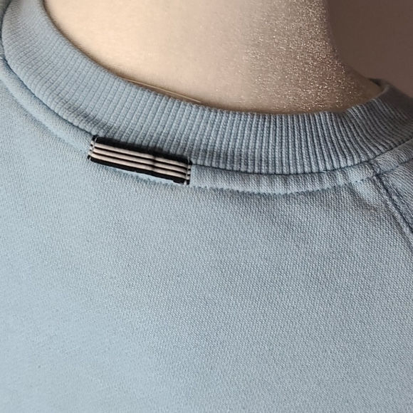 Vintage Adidas crop baby blue sweatshirt small - Picture 8 of 11